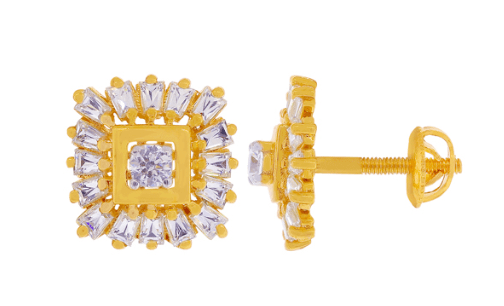 Gold Earrings - Gobind Jewelers in Fresno