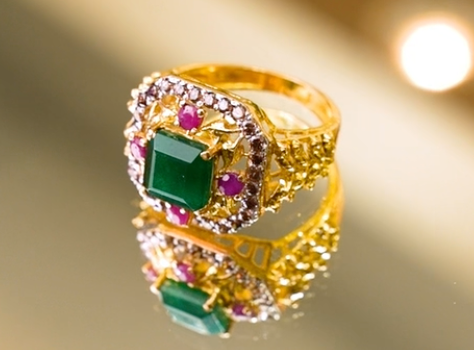 Zircon Ring Multi-Colored- Gobind Tradition